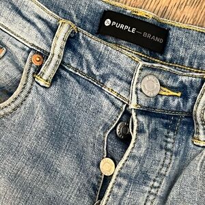 Purple Brand Men's Light Blue Skinny Jeans